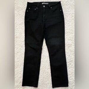 Levi's 505 Straight Leg Black Jeans Size 8